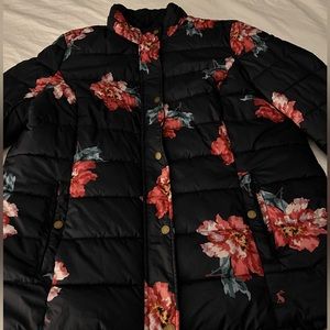 Joules puffy reversible coat